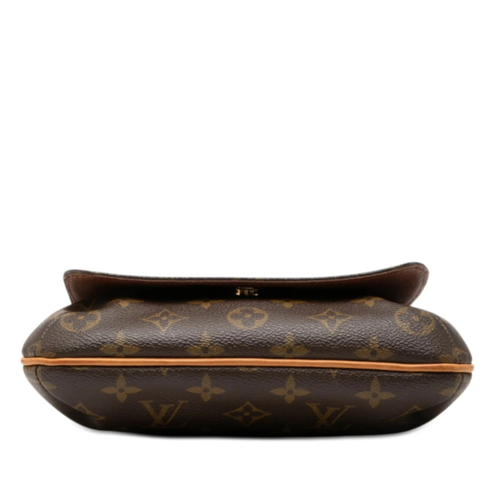 LOUIS VUITTON Authentic Brown Monogram Leather Shoulder Bag - Picture 3 of 6